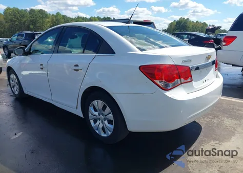 2012 Chevrolet Cruze Ls from USA, damaged, VIN 1G1PC5SH6C7365745